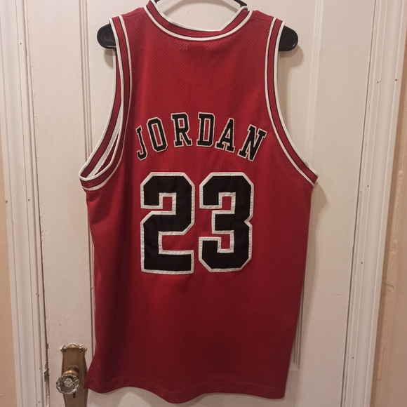 Michael Jordan Basketball Jersey Mens L Bulls Colorway Air Jordan - Picture 7 of 16